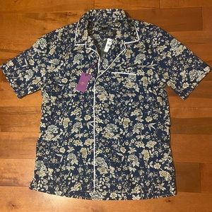 Todd Snyder Piped Liberty Camp Collar Floral Print